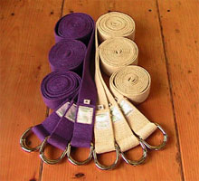 Cotton Straps with Metal D-Rings