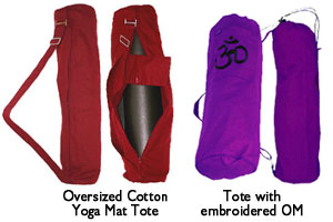 Cotton Yoga Mat Totes